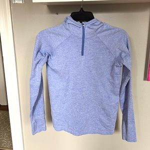 Athleta Girl Lavender Half Zip Long Sleeve Hoodie Size Large 10/12